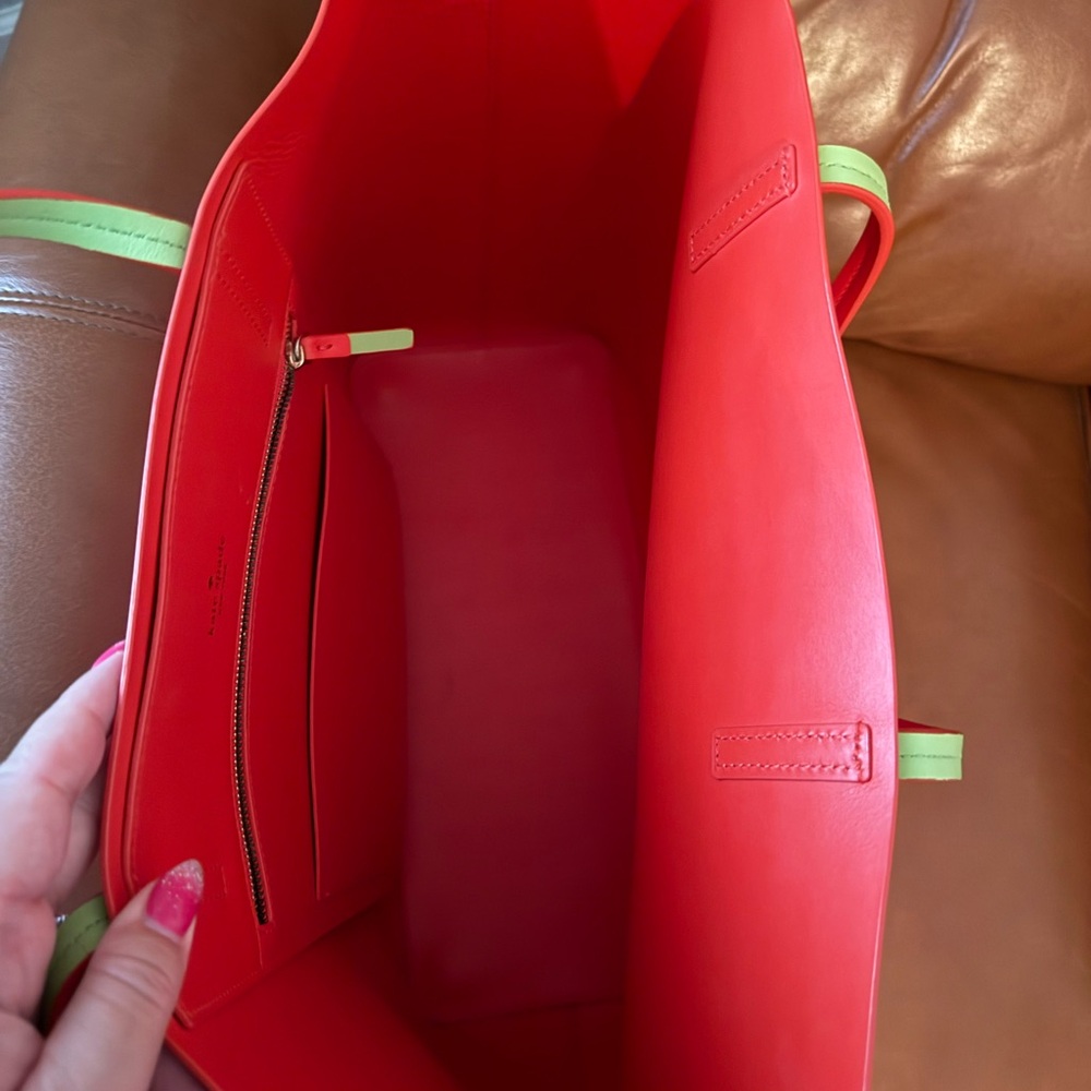 Kate Spade Red and Green Watermelon Tote - Picture 3 of 5